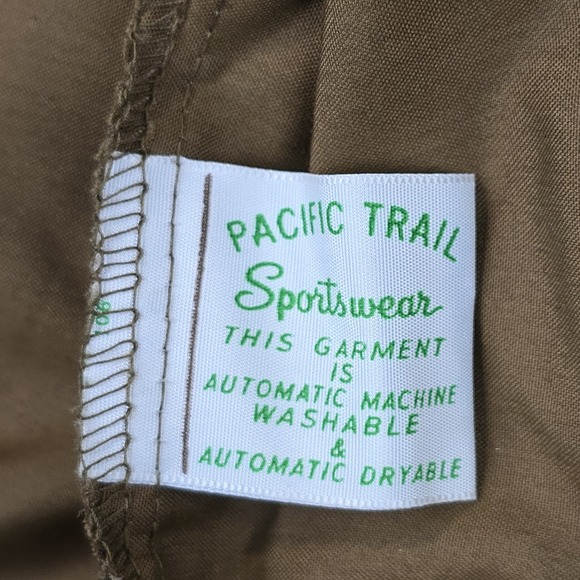 1950s Pacific Trail Sportswear Jacket Size‎ 42 Talon Zip Horse Logo Brown - Picture 7 of 14